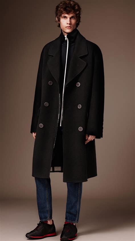 burberry coat sale men's|Burberry men's wool overcoat.